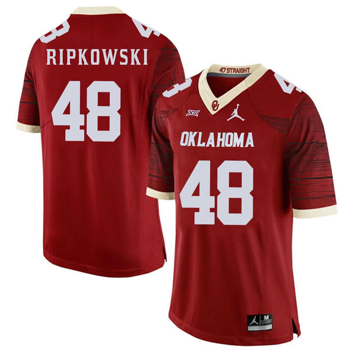 Oklahoma Sooners 48 Aaron Ripkowski Red 47 Game Winning Streak College Football Jersey Dzhi,We sell and wholesale Oklahoma Sooners 48 Aaron Ripkowski Red 47 Game Winning Streak College Football Jersey Dzhi on line form chian!